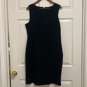 Banana republic size 14 black sleeveless dress